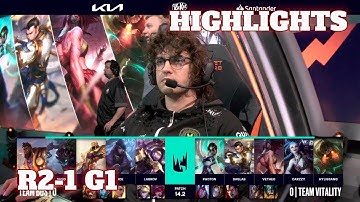 BDS vs VIT - Game 1 Highlights | Round 2 LEC Winter 2024 Playoffs | Team BDS vs Vitality G1