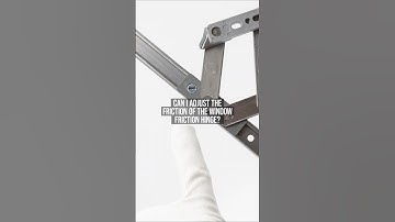 Can I adjust the friction of the window friction hinge?