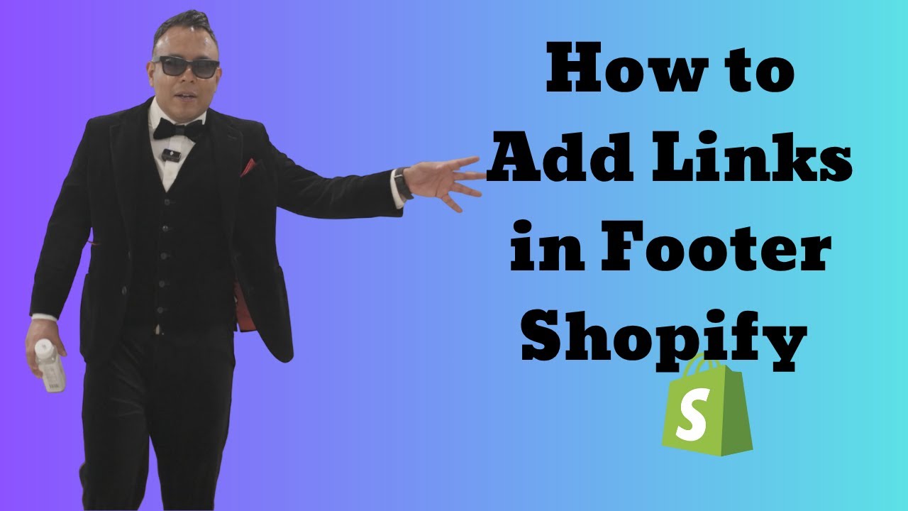 How to Add Links in Footer Shopify - YouTube