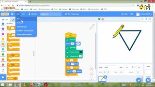 Scratch, Drawing by  Nihar I Coding & Robotics with QtPi