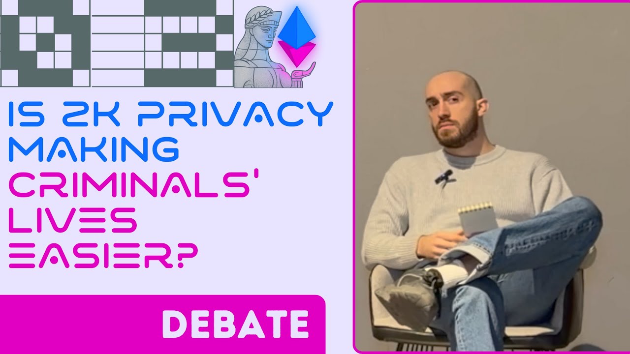Is ZK Privacy making criminals life easier? - Debating with eyeonchains - ETH Tbilisi 03