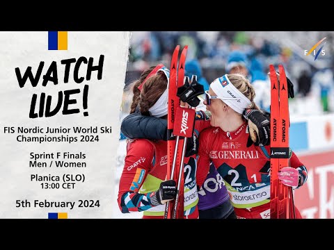 LIVE: FIS Nordic Junior World Ski Championships 2024 Planica - Sprint F Finals Men & Women