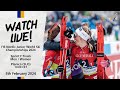 Live fis nordic junior world ski championships 2024 planica  sprint f finals men  women