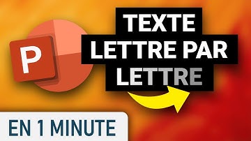 Animer un texte qui s