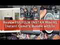 Review FUJIFILM INSTAX Mini 41 Instant Camera Bundle with Instax Mini Film | 20 Exposures + 4 Pack A