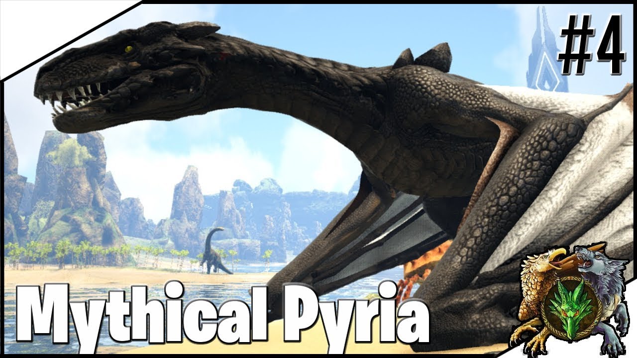 ARK Mythical Pyria #4 - BRUTE WYVERN ZÄHMEN! PERLEN UND POLYMER FARMEN ...