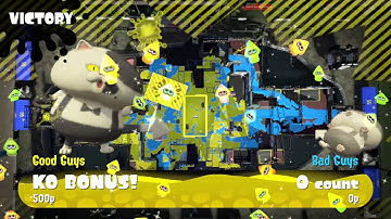 Splatoon 2 Ranked Battle, Splat Zones: Jet Squelcher Custom (Moray Towers, Starfish Mainstage)