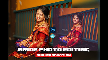 Photoshop Tutorial: Bride Photo Editing and Retouching In Adobe Photoshop