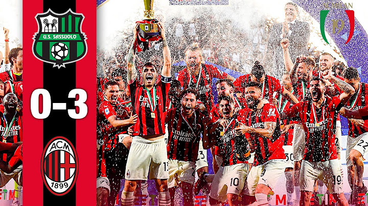 We are the Champ19ns! 🏆🇮🇹🔴⚫ | Sassuolo 0-3 AC Milan | Highlights Serie A
