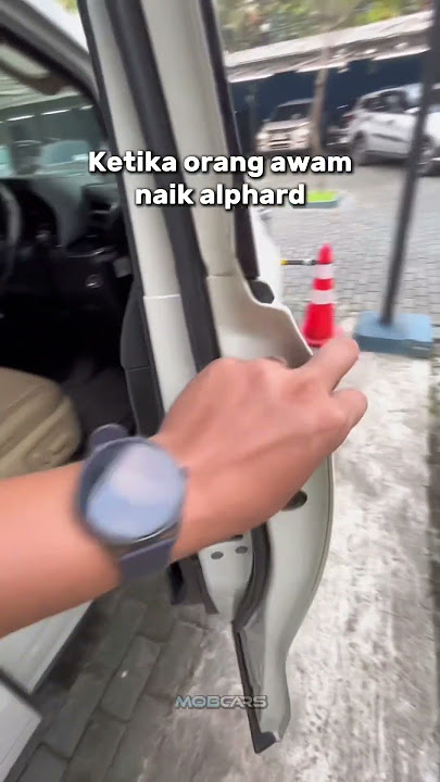 Siapa nih yg kalau pertama kli naik alphard jg bingung cara bukanya?🤭🤭 #alphard #fyp #fiturmobil