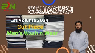 1st Volume 2024 Men&#39;s Wear | Cut Piece Wash n Wear | Wholesale in Faisalabad