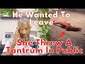 He wanted to leave her  she threw a public  tantrum  the older man random reviews