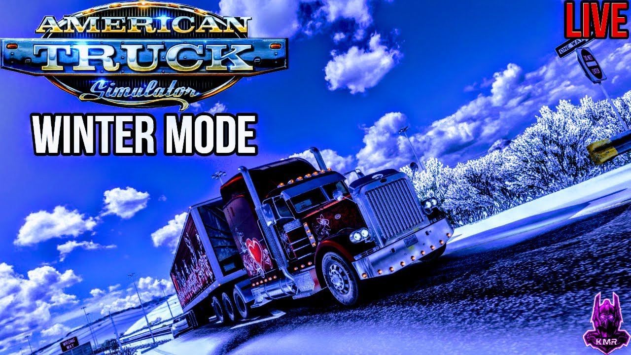ATS MP Live "WINTER MODE" | American Truck Simulator  Multiplayer  LIVE! | ATS 1.49