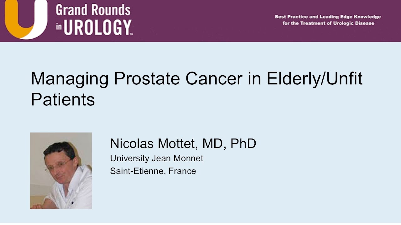 Prostate cancer in elderly