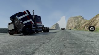 Crashing The T-Series In BeamNG.Drive