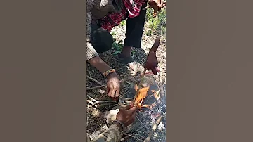 Cooking The Most Delicious Meat With The Maasai Men Shortsfeed Maasai 
