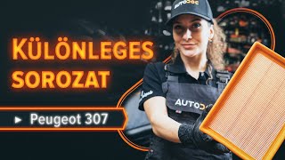 Hogyan cseréljünk Motor levegőszűrő PEUGEOT 307 SW (3H) - video útmutató