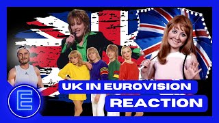 UNITED KINGDOM IN EUROVISION - REACTION - ALL SONGS 1957-2023