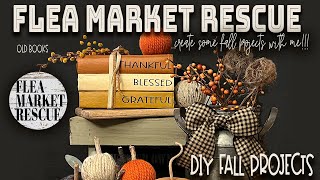DIY FALL HOME DECOR THRIFT STORE FLIP -FALL DECORATING-TRASH TO TREASURE MAKEOVERS