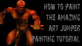 How to paint The Amazing Art Jumper Version 2 (burning) - Painting tutorial