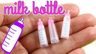 Miniature Milk Bottle DIY (actually works!)