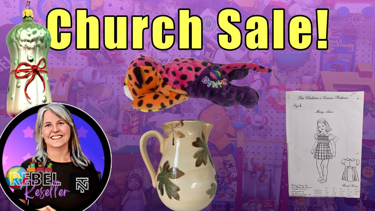 Church Sale With Me! See What Was There And What We Bought YouTube