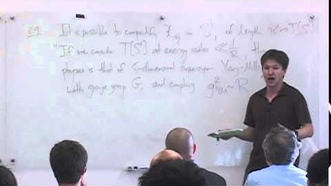 Andrew Neitzke - Hitchin Systems in Supersymmetric Field Theory - Lecture 1