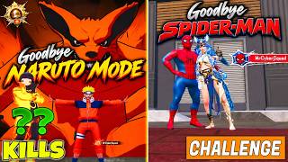 😱 OMG !! GOODBYE SPIDER-MAN & NARUTO MODE - PLAYING FOR THE LAST TIME THE BIGGEST CHALLENGE IN BGMI screenshot 2