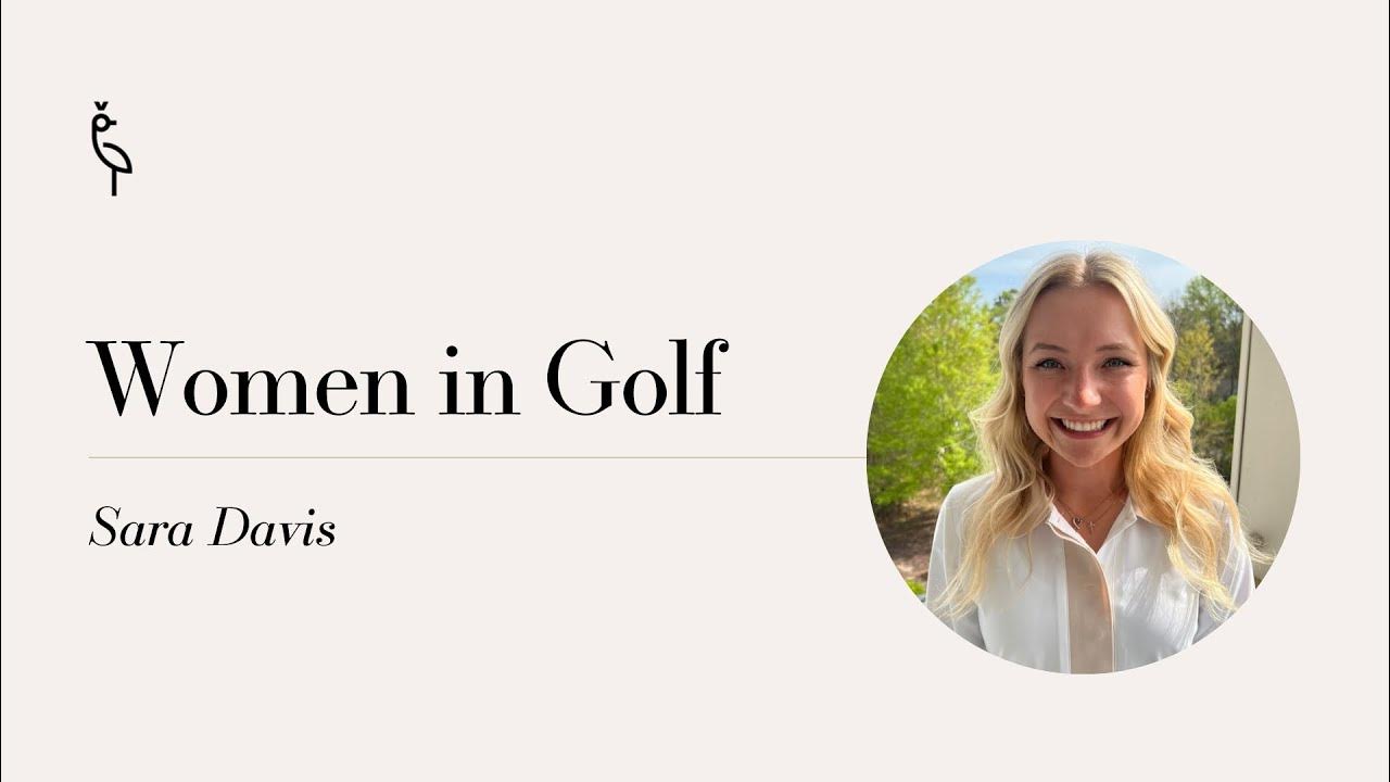 Women in Golf Sara Davis YouTube
