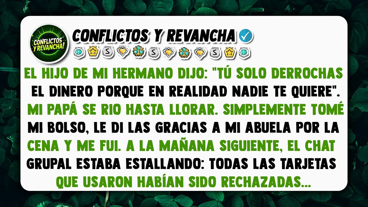 El hijo de mi hermano dijo: 