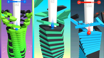 Stack Ball - Blast Through Platforms || 3D Arcade Game - Smash, Bump And Bounce Revolving Helix