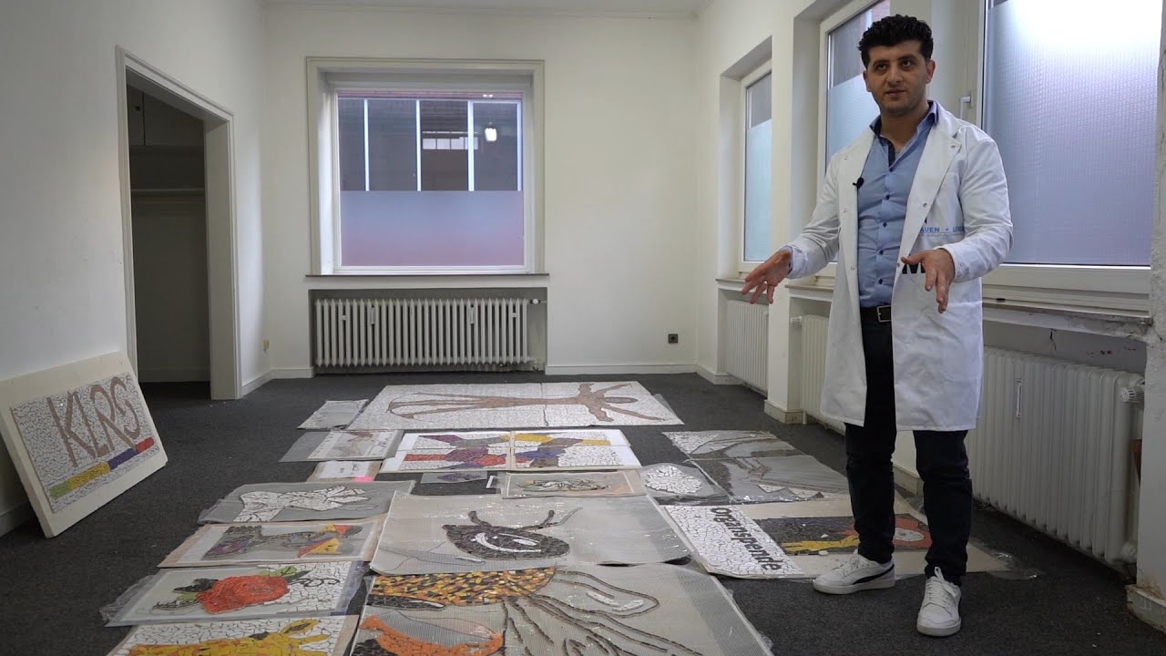 ألمانيا..فنان سوري يصنع أكبر لوحة فسيفساء في العالم