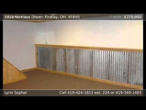 1916 Nicklaus Drive, Findlay, OH home video tour
