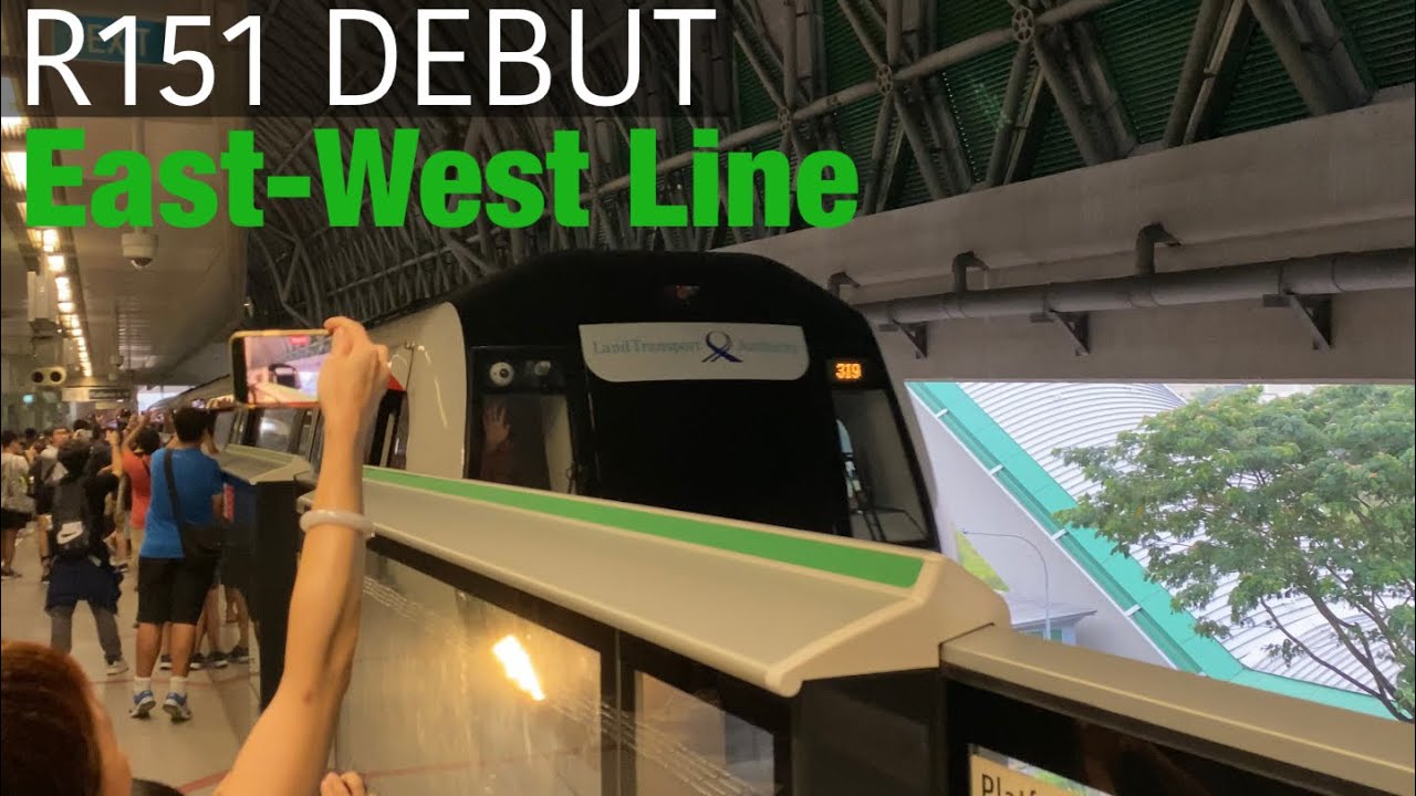 [SMRT] [DEBUT] Alstom Movia R151 [825/826] - First Revenue Service Trip on the East-West Line!