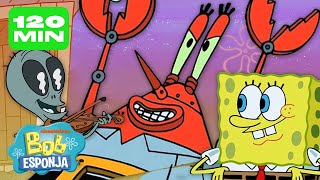 Bob Esponja | Lo momentos con más ciencia ficción de Bob Esponja | 2 horas | Bob Esponja en Español