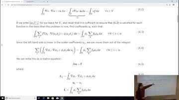 Finite element tutorial 6: Assembling and solving finite element problems.