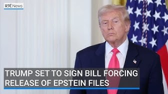 Thumbnail for Trump set to sign bill forcing release of Epstein files