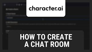 How to Create a Chat Room In Character AI