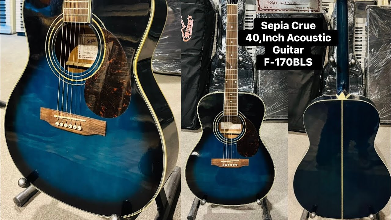 Sepia Crue Acoustic Guitar Model No F-170 BLS ( Wilsons Music