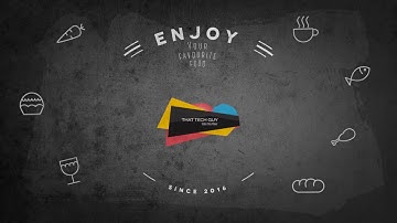 Video Intro Maker - Restaurant Logo