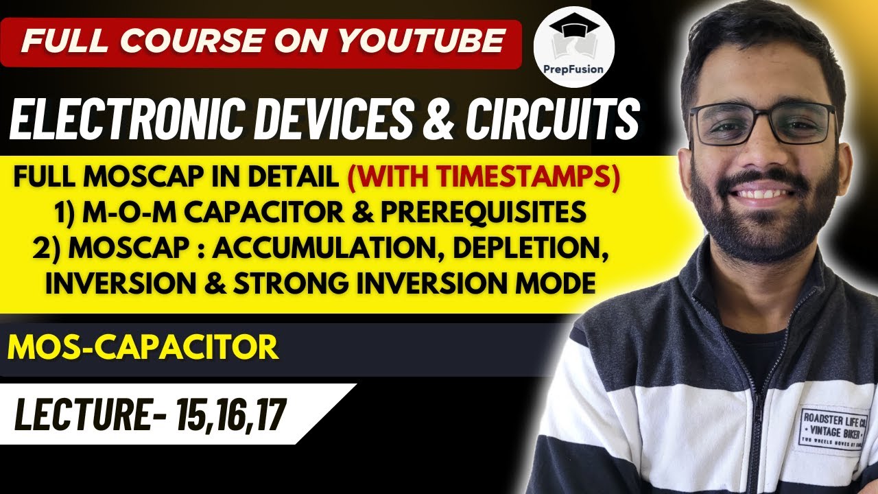 MOSCAP (MOS Capacitor) : Detailed Discussion || EDC || PrepFusion ...