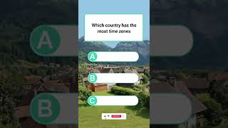 Can you answer the question? | Country with the most time zones #youtubeshorts #geography #france
