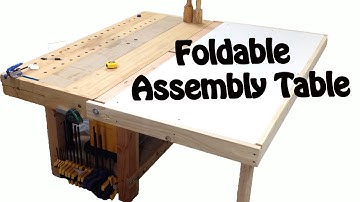 Make a Foldable Assembly table. DIY BUILD