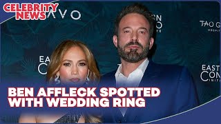 Ben Affleck Spotted with Wedding Ring I Celebrity News