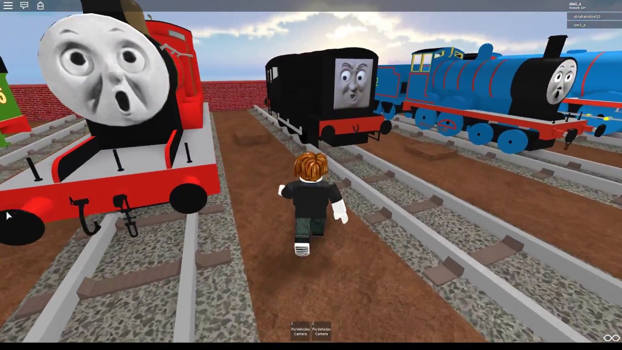 Thomas And Friends James Roblox Train Crash Youtube - thomas the train james and friends fall from the rail roblox epic