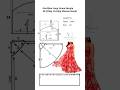 Neckline Long Gown Design       Drafting Cutting Measurement #love #song #vlogs #stitching #Drafting