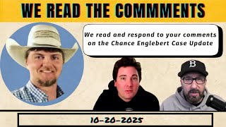 We React to Your Comments - Chance Englebert Update - 10-15-2025