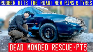 Mondeo rescue part 5 - New wheels arrive, all serviced but can it run?