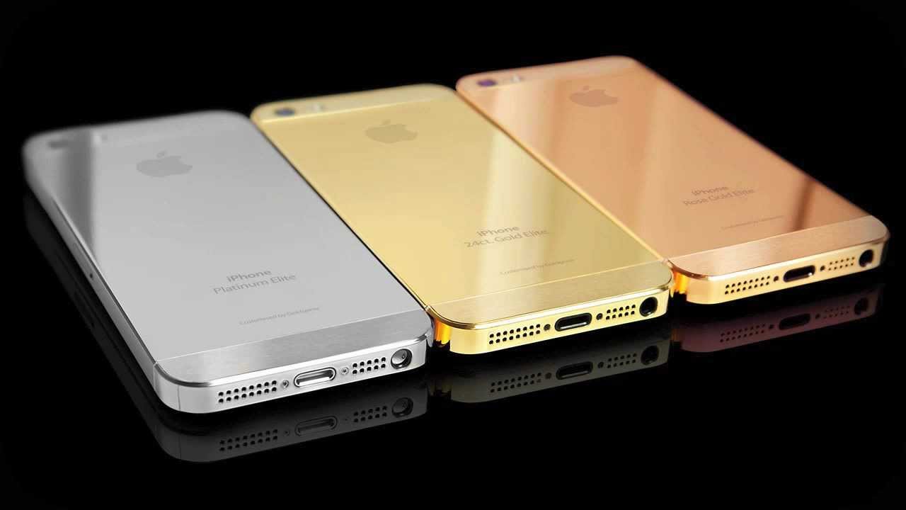 Iphone 5 in gold