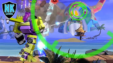 Angry Birds Transformers - Devastator vs. Unicron - 3 Battles